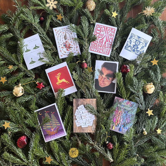 Weihnachtskarten Set, 9 Karten A6 im Geschenksäckchen